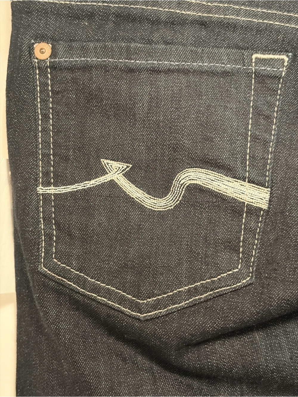 7 For All Mankind Bootcut Women’s Dark Blue Denim Jeans - Classic 5 Pocket NWT